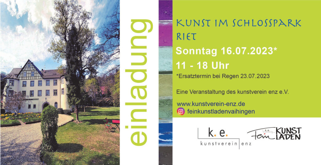 Kunst im Schloßpark Riet - 16.07.23