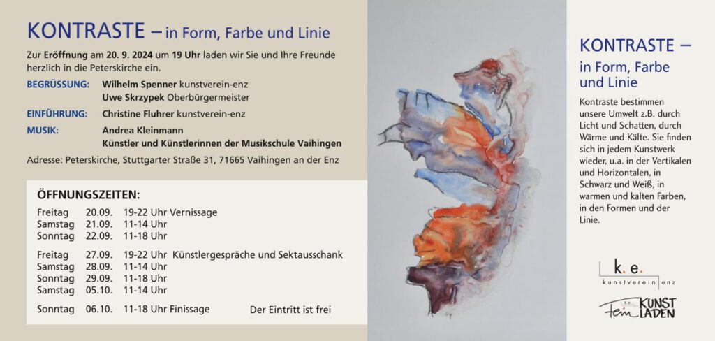 Mitgliederausstellung "KONTRASTE"